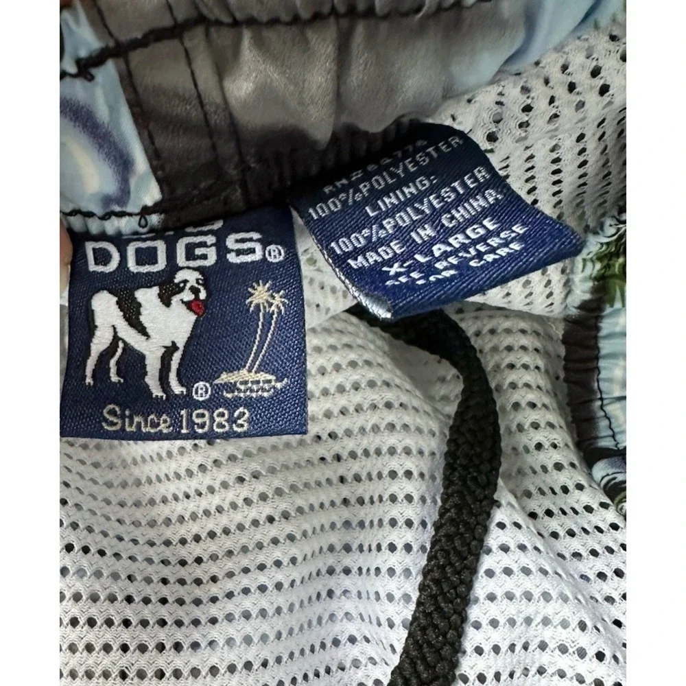 Big Dogs Board Shorts Swim Trunks Boys XL Old Cars Hawaiian Mesh Lined Aloha